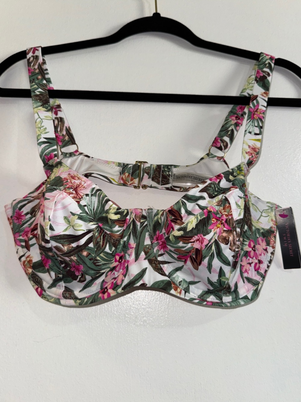 Victoria’s Secret Floral Underwire Bikini Swim Top
